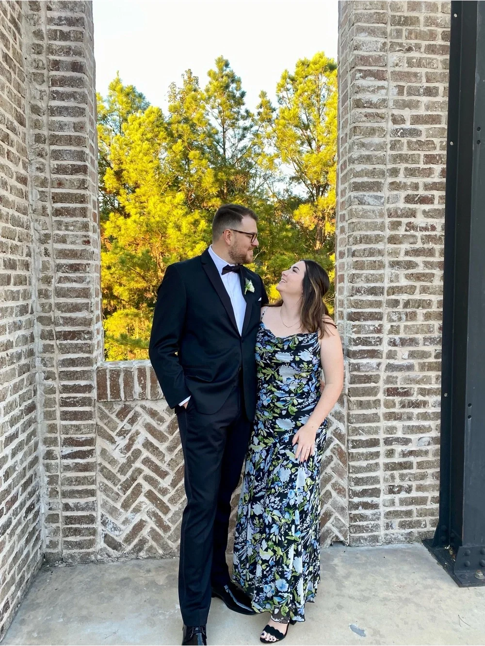 Abercrombie & Fitch Floral Maxi Dress in Black, Blue & Green